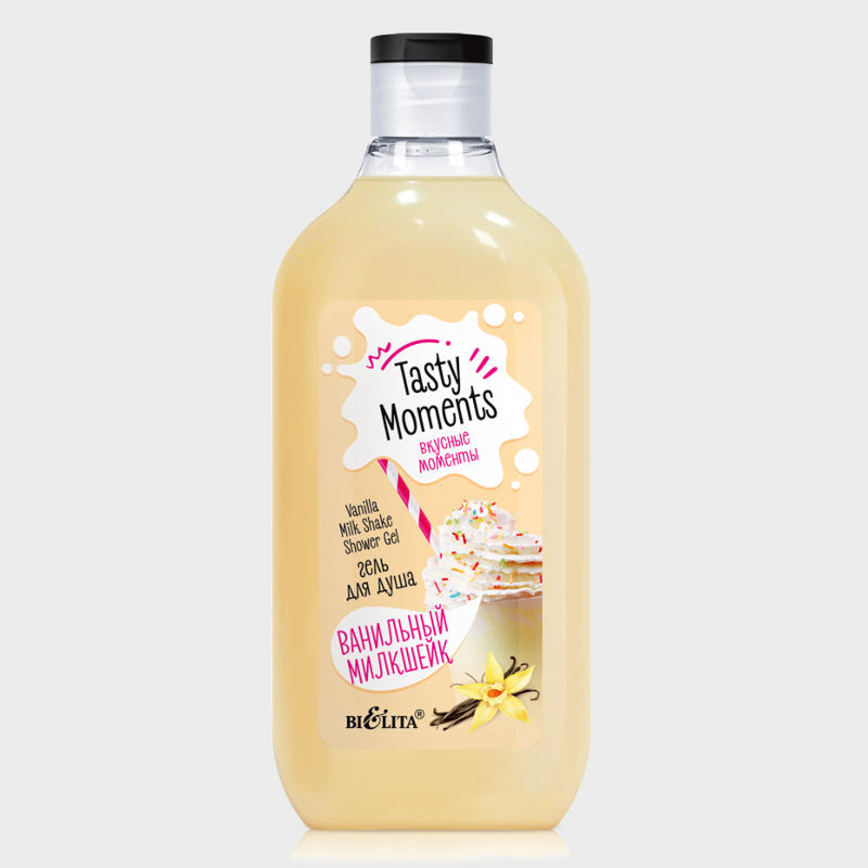 buy Vanilla Milk Shake Shower Gel Tasty Moments bielita reviews