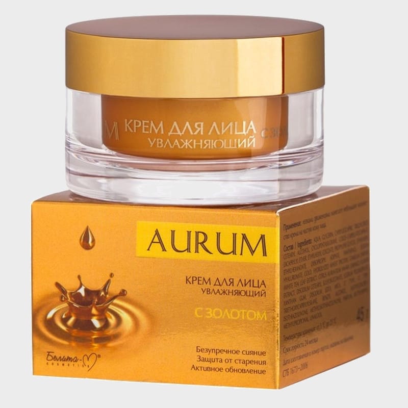 face moisturizing cream with gold aurum by belita m1