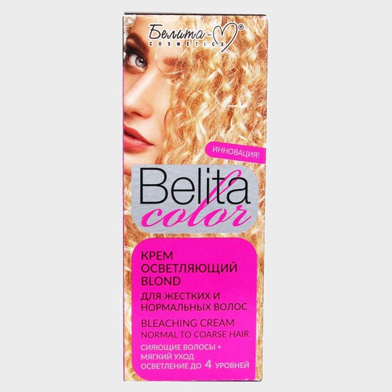 lightening cream blond for normal and stiff hair by belita m1