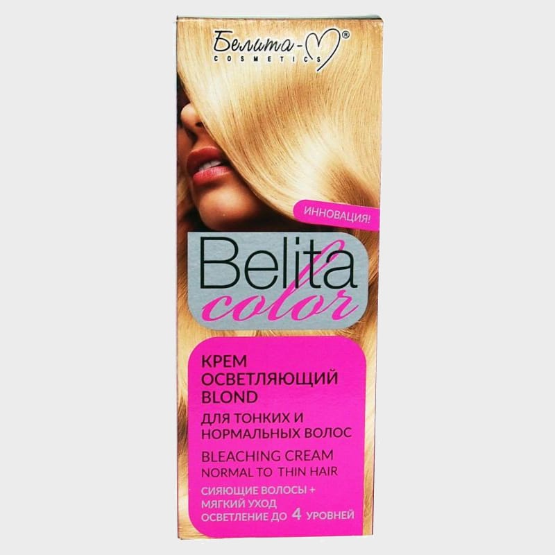 lightening cream blond for thin and normal hair by belita m1