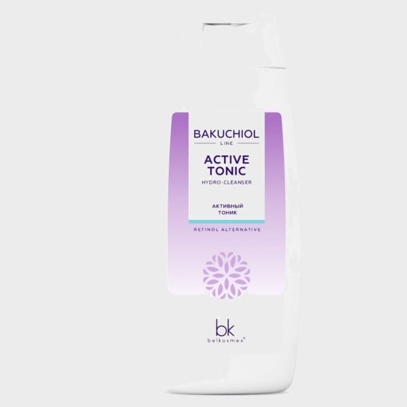 active facial tonic hydro cleanser bakuchiol line by