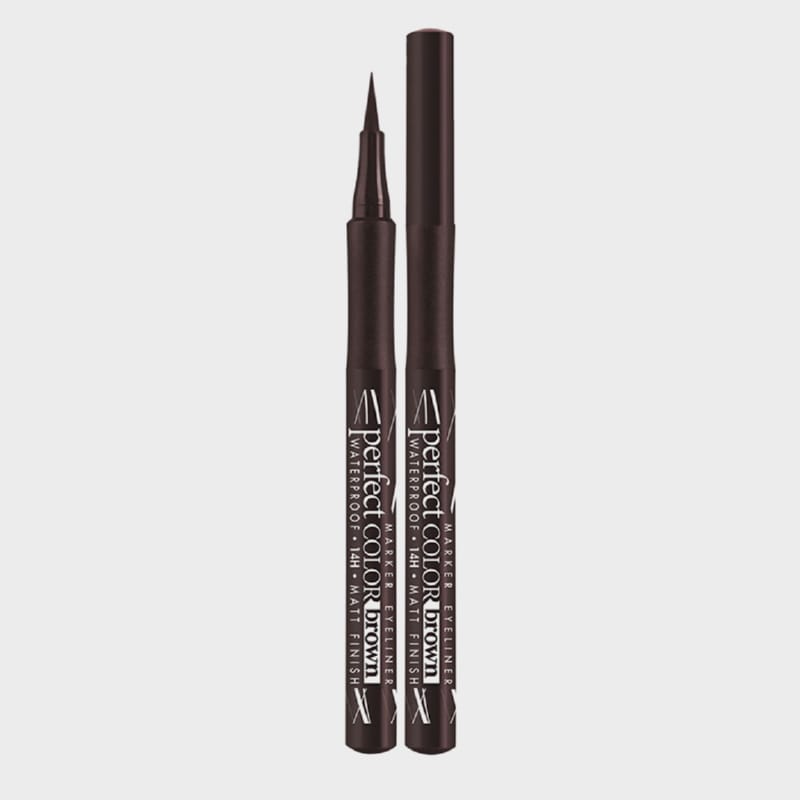 eye marker perfect color 14h matt finish by luxvisage brown1