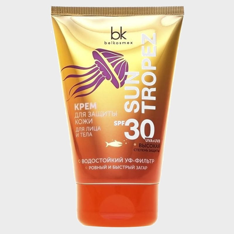 spf 30 uva uvb cream for face and body protection by
