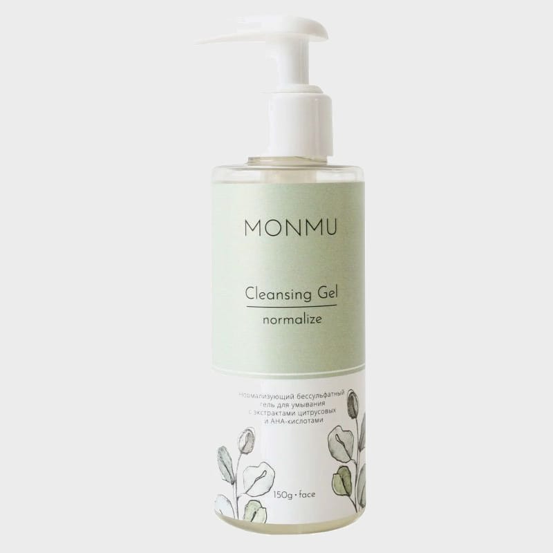 sulfate free normalizing cleansing gel with aha acids and citrus extracts by monmu1