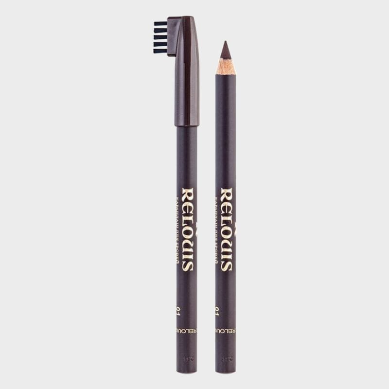 eyebrow pencil with brush by relouis 01 brown1