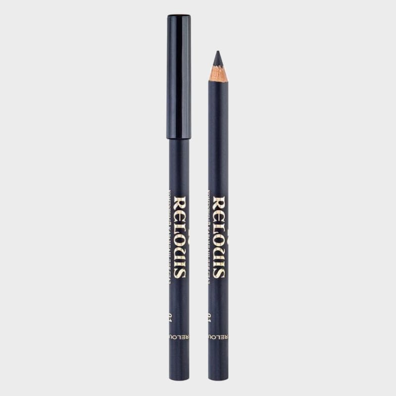 eyeliner pencil with vitamin e by relouis 01 black1