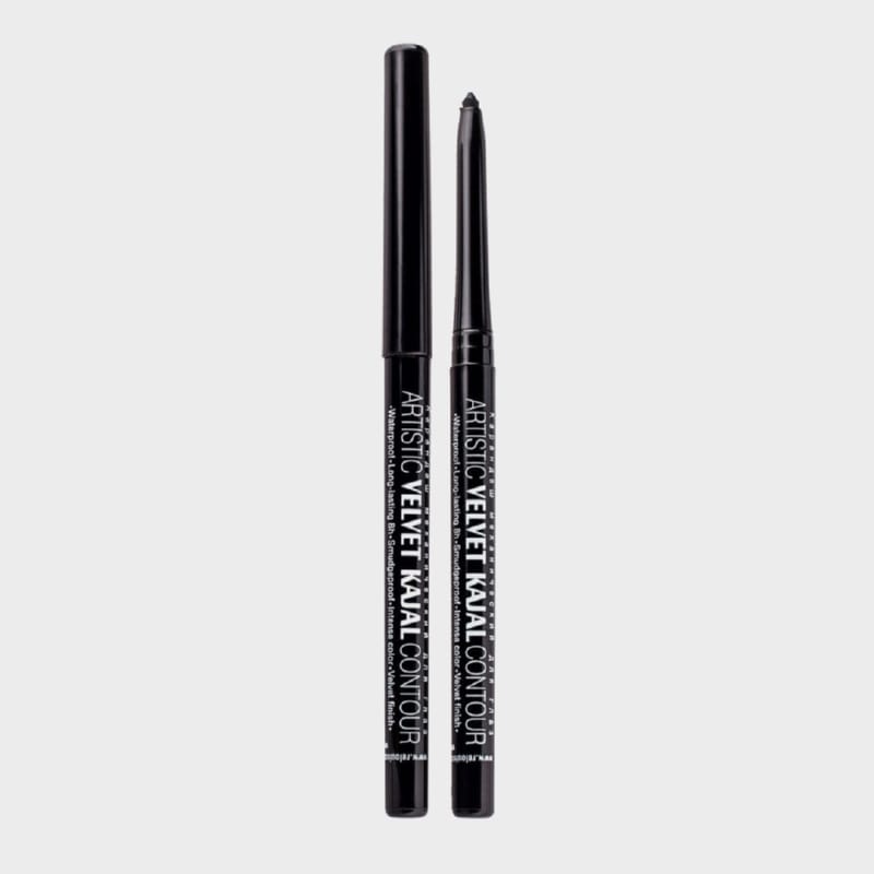 mechanical eyeliner pencil artistic velvet kajal contour by relouis 01 black1