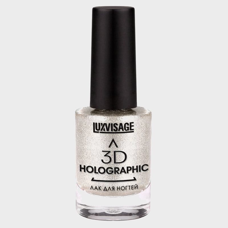 nail polish with 3d holographic glow by luxvisage 701 cold diamond1