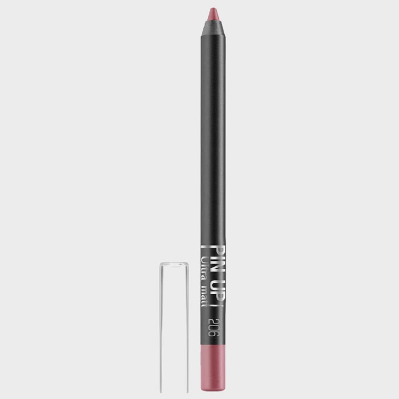 waterproof matte lip liner pencil pin up ultra matt by luxvisage 206 fusion1