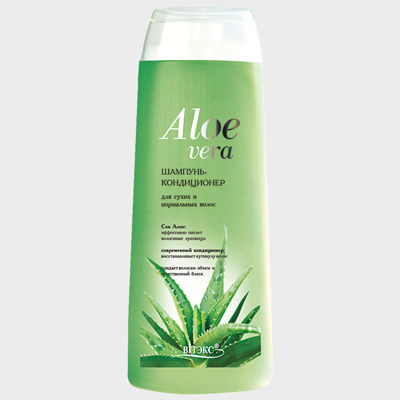 conditioning shampoo for dry and normal hair aloe vera by