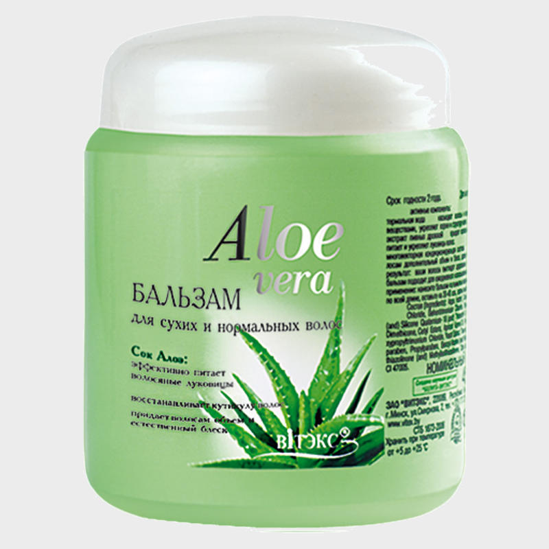 dry and normal hair balm aloe vera by